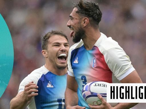 Paris 2024 Olympics video highlights: France beat South Africa 19-5 in rugby sevens semi-final