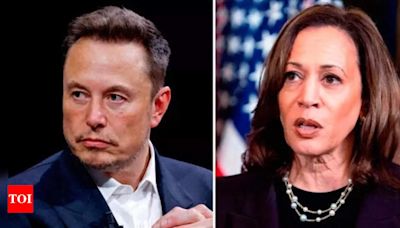 Elon for felon; 'failing' NYT for Kamala success - Times of India