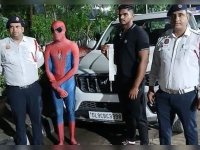 In Delhi, 'Spider-Man' lands in police web - CNBC TV18