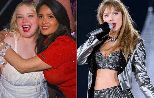 Salma Hayek Documents Seeing Taylor Swift's Eras Tour in London: 'Living Our Wildest Dreams'