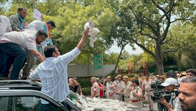 NSUI members detained during protest against UGC-NET cancellation