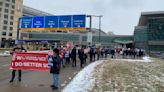 Sun Country flight attendants picket at MSP for better wages