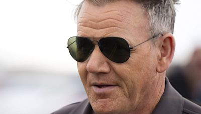 Gordon Ramsay joins his daughter Holly at the British Grand Prix