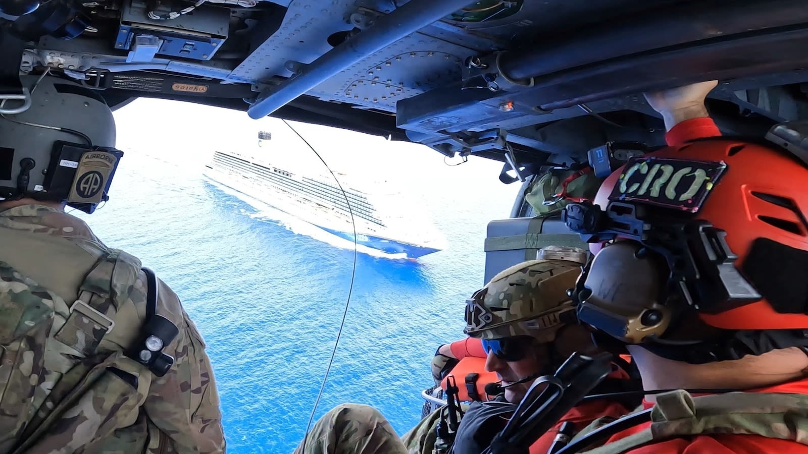Exclusive: Mom speaks out after Air Force rescued her son at sea from a cruise ship