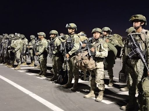 Arriban mil integrantes de Fuerzas Especiales del Ejército a reforzar la seguridad en Zacatecas