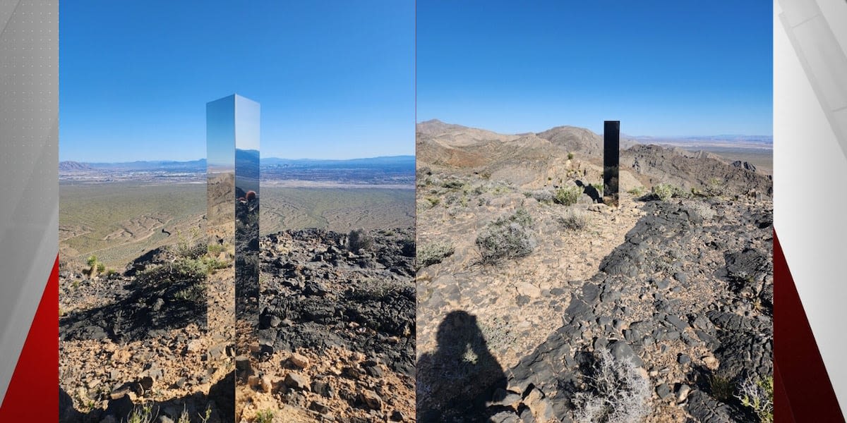 Mysterious monolith removed from Nevada desert