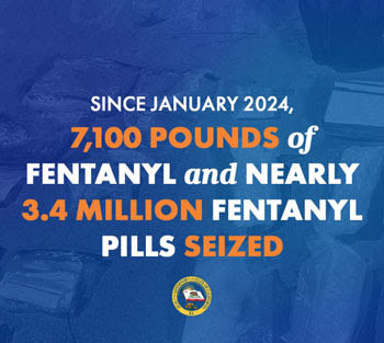 California Governor Gavin Newsom’s Office on Fentanyl Awareness Day Announces the State has Seized 7,100 Pounds of Fentanyl & Nearly...