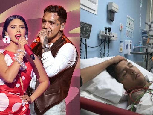 Christian Nodal y Ángela Aguilar habrían peleado previo a la hospitalización del cantante