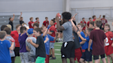 Pitt State Football Head Coach Tom Anthony Hosts Youth Camp