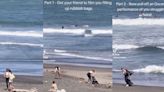 TikTok reacts to women caught on camera ‘fake cleaning’ a beach in Bali and leaving trash behind