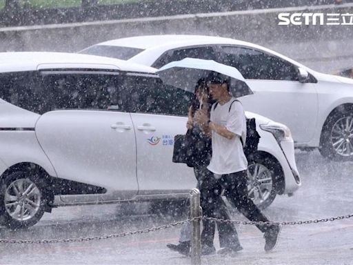 快訊／趕快躲雨！雙北等「16縣市」大雨特報 一路下到晚上