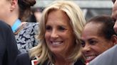 Jill Biden cheers on Team USA gymnastics at Olympics