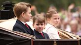 Prince George, Princess Charlotte and Prince Louis Ride in Horse-Drawn Carriage at Trooping the Colour