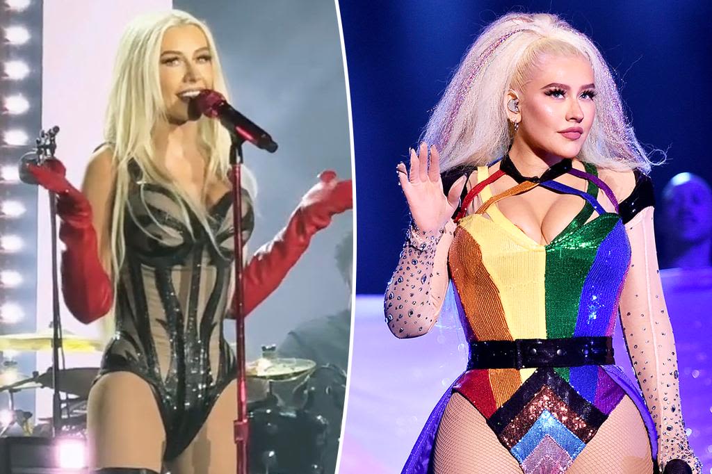 Christina Aguilera sparks Ozempic rumors as she flaunts weight loss during Mexico concert: ‘She’s so tiny’