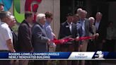 Rogers-Lowell Chamber of Commerce unveils newly-renovated building