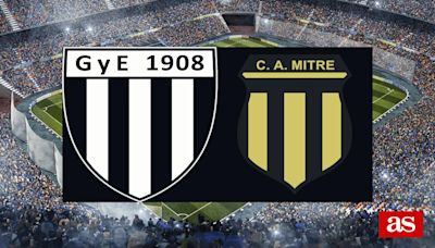 Gimnasia de Mendoza vs Mitre: estadísticas previas y datos en directo | Copa Argentina 2024