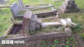 Gravestones vandalised at Leamington cemetery