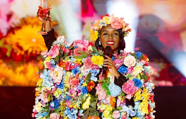 Janelle Monáe Flaunts Three-dimensional Florals While Performing at Outloud Music Festival 2024