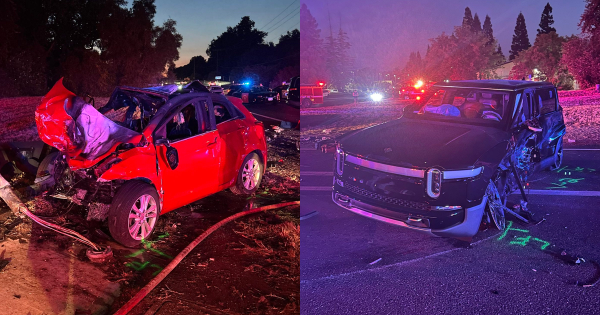 4 hospitalized after crash during pursuit in Rancho Murieta area of Sacramento County