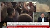 Al Jazeera airs footage of Palestinians in Gaza reportedly celebrating news that Hamas agrees to a ceasefire proposal.