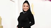 Vanessa Hudgens Decks Her Baby Bump at 2024 Oscars in Tight Turtleneck Gown That's a Nod to Her Wedding Dress