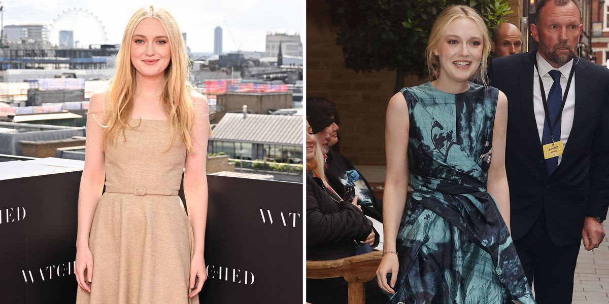 Dakota Fanning Continues Her Floral Streak in Two Totally Different Looks