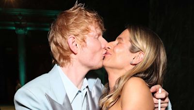 Ed Sheeran and Wife Cherry Seaborn Jokingly Share Awkward Kiss at 2024 Met Gala