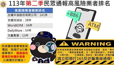 警公布第二季遭駭高風險業者 台灣中油141件居冠 - 社會