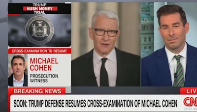 ...This Guy’s Making This Up’: Anderson Cooper Says He’d ‘Absolutely’ Doubt Michael Cohen’s Testimony If He We...
