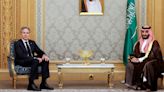 Blinken, Saudi crown prince discuss achieving peace, security in Gaza, US says