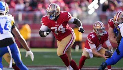 Week 1 starter on 49ers OL last season could lose starting spot in 2024