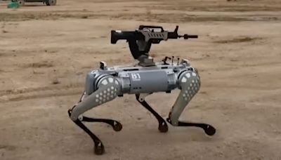 China’s Military Unveils Machine Gun-Mounted Robot Dogs Ready For War