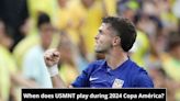 When does USMNT play during 2024 Copa América? Matches dates and times