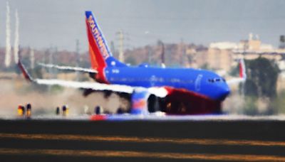 Flight to Phoenix makes emergency landing after tire failure during takeoff