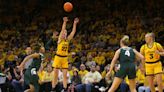 Caitlin Clark's game-winning 3-pointer saves Iowa women's basketball vs. Michigan State