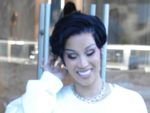 Cardi B showed off her short pixie hairstyle while shopping in L.A.