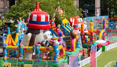 'I took my kids to the Trafford Centre's £3 summer fair, beach and splash park - this is what we ended up spending'
