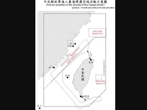 中共軍演台海周邊62次軍機、27次軍艦活動 國軍嚴密監控