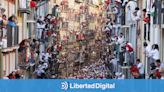 El primer encierro de San Fermín deja escenas inéditas en la plaza