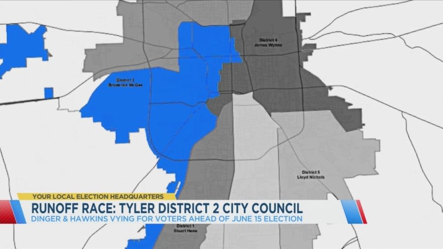 Tyler to hold runoff election for City Council District 2 seat