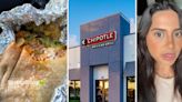 ‘I’m so scared to get Chipotle now’: Customer finds something ‘disgusting’ in her Chipotle burrito. She’s not the only one