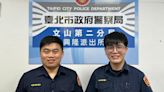 文山警雨天斜槓 木匠 手起刀落排除倒塌路樹恢復交通秩序