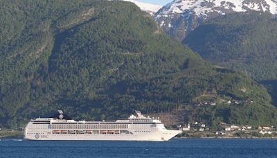 Cruise passenger falls overboard while ship sails through fjord: officials