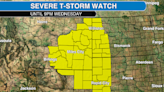 Severe t-storm watch for parts of Montana, Wyoming, and the Dakotas until 9 p.m. Wednesday