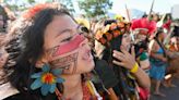 Photos: Indigenous people in Brazil march to demand land recognition