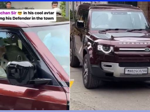 Amitabh Bachchan Seen Driving His Rs 1.26 Crore Land Rover Defender