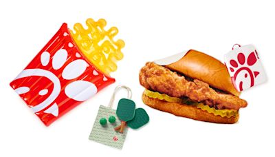 Chick-fil-A now selling waffle fry pool floats and chicken sandwich-shaped towels