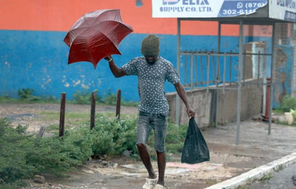 Hurricane Beryl’s Cat 4 eye sweeps Jamaica coast. Roofs ripped from airport, buildings