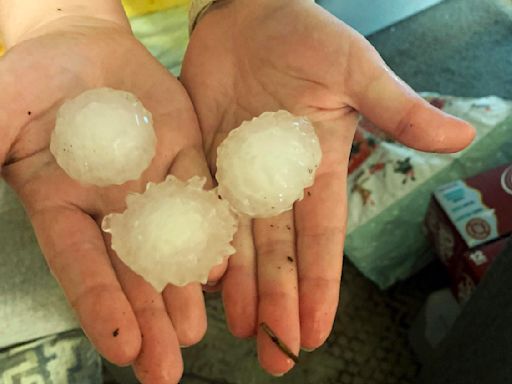 Baseball-size hail hits Texas as 200,000 across the South remain without power