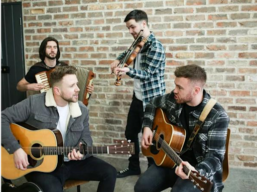 Nathan Carter's hand-picked band, Ceol, play to a packed barn in Meath as part of the Kilmoon country music event